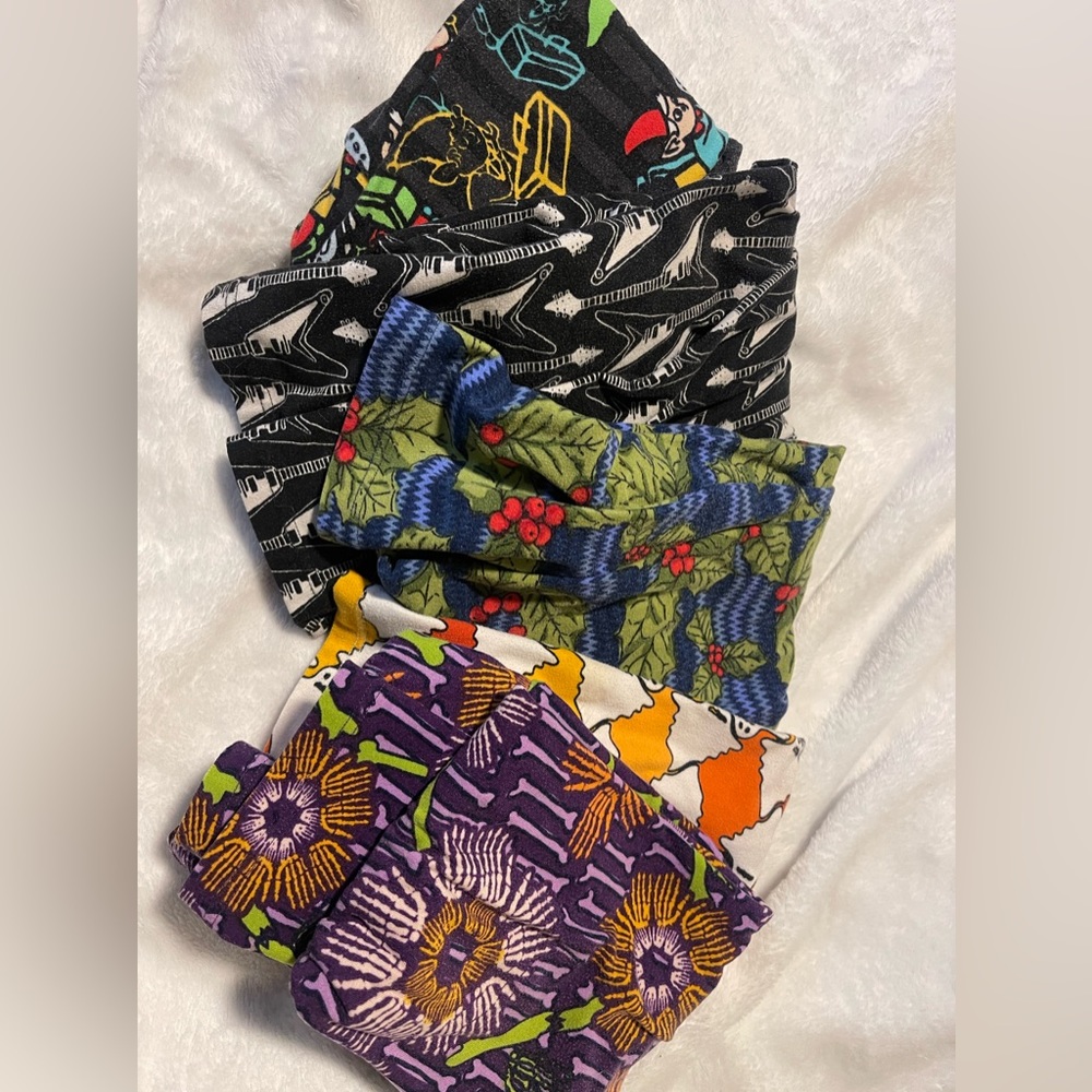 Girls leggings 5 pack